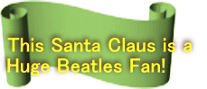 This Santa Claus is a  Huge Beatles Fan!